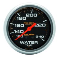 GAUGE, WATER TEMP, 2 5/8", 120-240ºF, LIQUID FILLED MECH, 12
