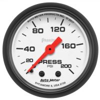 GAUGE, PRESSURE, 2 1/16", 200PSI, MECHANICAL, PHANTOM
