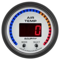 GAUGE, AIR TEMP, DUAL, 2 1/16", 0-300ºF, DIGITAL, PHANTOM