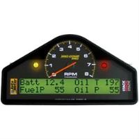 RACE DASH DISPLAY, 8K RPM/MPH/FUELP/OILP/OILT/WTMP/VOLT, PRO