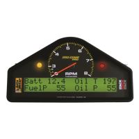 RACE DASH DISPLAY, 8K DUAL RANGE RPM/MPH/FUELP/OILP/OILT/WTM