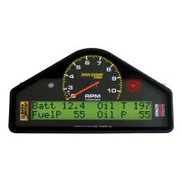 RACE DASH DISPLAY, 10.5K RPM/MPH/FUELP/OILP/OILT/WTMP/VOLT,