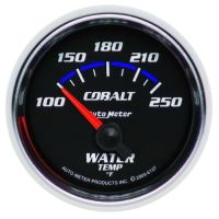 GAUGE, WATER TEMP, 2 1/16", 100-250ºF, ELECTRIC, COBALT
