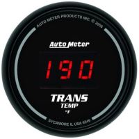 GAUGE, TRANS TEMP, 2 1/16", 340ºF, DIGITAL, BLACK DIAL W/ RE