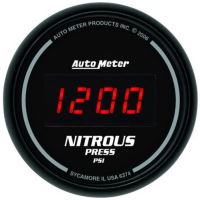 GAUGE, NITROUS PRESSURE, 2 1/16", 1600PSI, DIGITAL, BLACK DI
