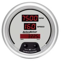 GAUGE, TACH/SPEED, 3 3/8", 260MPH/260KMH/10KRPM, ELEC PRGRM,
