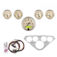 GAUGE KIT, 5 PC, CHEVY TRUCK 55-59, MPH/FUEL/OILP/WTMP/BAT,
