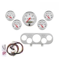 GAUGE KIT, 5 PC, NOVA 62-65, MPH/FUEL/OILP/WTMP/BAT, AW