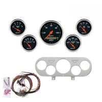 GAUGE KIT, 5 PC, NOVA 62-65, MPH/FUEL/OILP/WTMP/BAT, DB