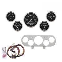 GAUGE KIT, 5 PC, NOVA 62-65, MPH/FUEL/OILP/WTMP/BAT, OTB