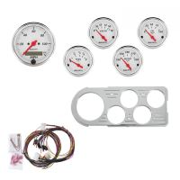 GAUGE KIT, 5 PC, FORD TRUCK 48-50, MPH/FUEL/OILP/WTMP/BAT, A
