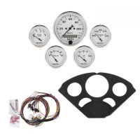 GAUGE KIT, 5 PC, CHEVY 55-56, MPH/FUEL/OILP/WTMP/BAT, OTW