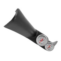 DIESEL GAUGE KIT, A-PILLAR, GM 01-07, BOOST/EGT, 35PSI/1,600