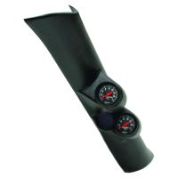 DIESEL GAUGE KIT, A-PILLAR W/SPKR, RAM 98-02, BOOST/EGT, 35P