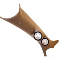 DIESEL GAUGE KIT, A-PILLAR, RAM 03-09, BOOST/EGT, 60PSI/2000