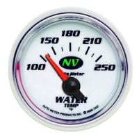 GAUGE, WATER TEMP, 2 1/16", 100-250ºF, ELECTRIC, NV