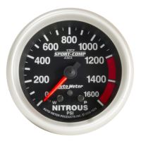 GAUGE, NITROUS PRESS, 2 5/8", 1600PSI, STEPPER MOTOR W/ PK &
