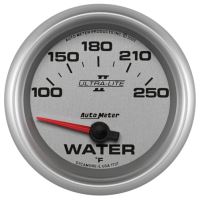 GAUGE, WATER TEMP, 2 5/8", 100-250ºF, ELECTRIC, ULTRA-LITE I