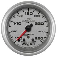 GAUGE, WATER TEMP, 2 5/8", 260ºF, STEPPER MOTOR W/ PEAK & WA