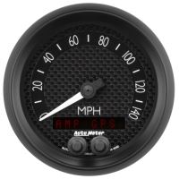 GAUGE, SPEEDOMETER, 3 3/8", 140MPH, GPS, GT