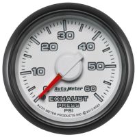 GAUGE, EXHAUST PRESS., 2 1/16", 60PSI, MECHANICAL, RAM GEN 3