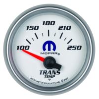 GAUGE, TRANSMISSION TEMP, 2 1/16", 100-250ºF, ELECTRIC, WHIT