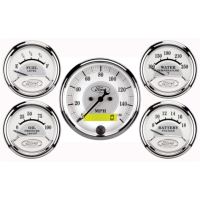 GAUGE KIT, 5 PC., 3 1/8" & 2 1/16", ELEC. SPEEDOMETER, FORD
