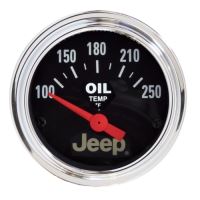 GAUGE, TRANSFER CASE TEMP, 2 1/16", 250ºF, ELEC, JEEP