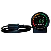 GAUGE, FUEL ECONOMY, 2", RPM/MPH/INST & AVG MPG, DIGITAL, OB
