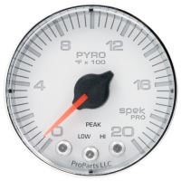 GAUGE, PYRO. (EGT), 2 1/16", 2000ºF, STEPPER MOTOR W/PEAK &