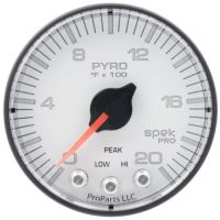 GAUGE, PYRO. (EGT), 2 1/16", 2000ºF, STEPPER MOTOR W/PEAK &