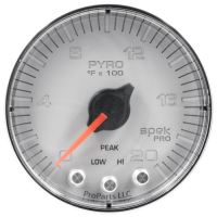 GAUGE, PYRO. (EGT), 2 1/16", 2000ºF, STEPPER MOTOR W/PEAK &