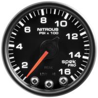 GAUGE, NITROUS PRESS, 2 1/16", 1600PSI, STEPPER MOTOR W/PK &