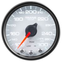 GAUGE, TRANS TEMP, 2 1/16", 300ºF, STEPPER MOTOR W/PEAK & WR