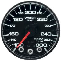 GAUGE, WATER TEMP, 2 1/16", 300ºF, STEPPER MOTOR W/PEAK & WA
