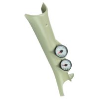 DIESEL GAUGE KIT, A-PILLAR, RAM 03-09, BOOST/EGT, 60PSI/2000