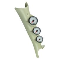 DIESEL GAUGE KIT, A-PILLR, RAM 03-09, BST/EGT/TRANS, 60PSI/2