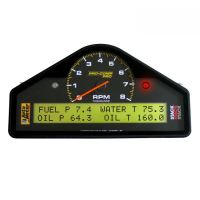 MULT-FUNCTION DISPLAY LOGGER, DRAG RACING, BLACK, 0-8K RPM
