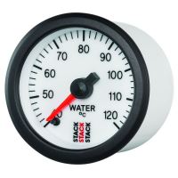 GAUGE, WATER TEMP, PRO STEPPER MOTOR, 52MM, WHT, 40-120ºC, 1