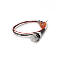 WARNING LIGHT, PANEL MOUNT, WHITE