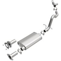 Avgassystem katalysator bakåt