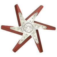 18" HP Alum Flex Fan Red Blade