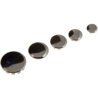 Chrome plug button