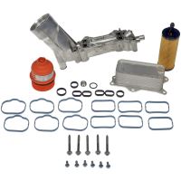 Upgraded aluminium engine oil filter housing