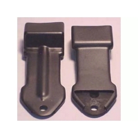 Seat belt boots, black