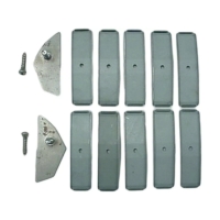 Rocker panel molding clip set