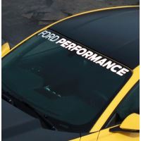 Windshield banner