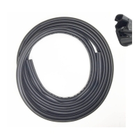 Rear door seal on body