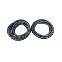 Door seal on body kit
