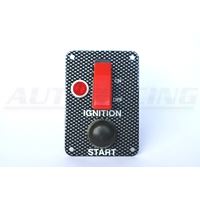 STARTER PANEL- PUSH BUTTON & LIGHT - 30 amp - CARBON